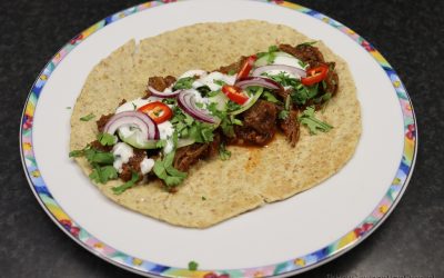 Pulled beef tortilla