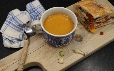 Super sandwich en dito soep